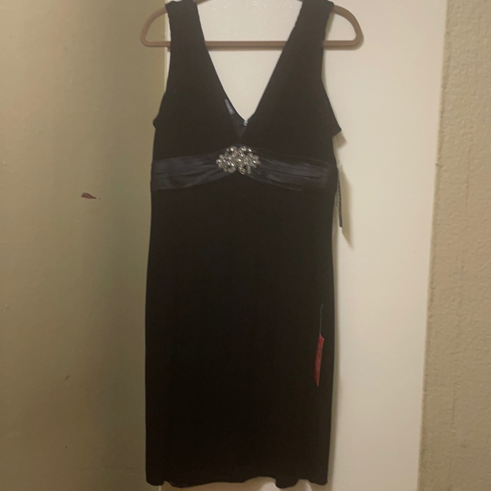 Black Velvet Evening Dress